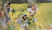 Joaquin Sorolla Sherry grape mining oil